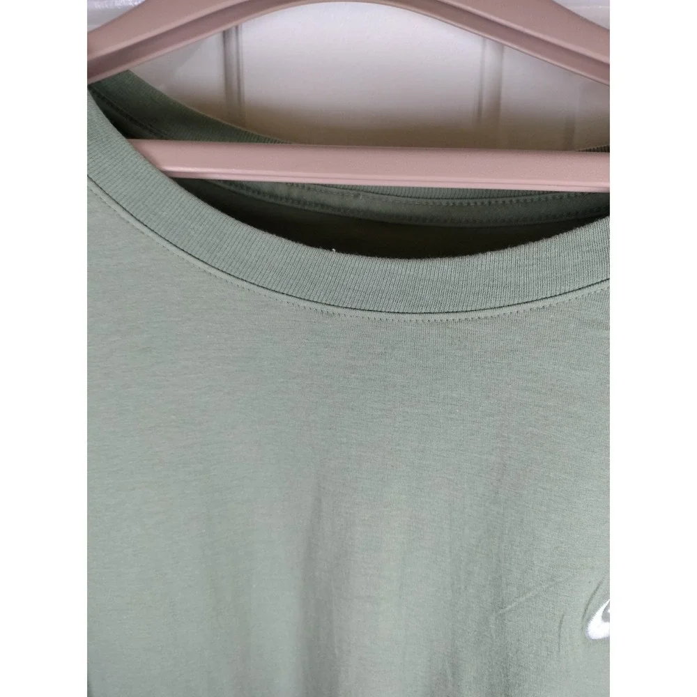 NWT Nike Sportswear Club Men's Long Sleeve T-Shirt 3XL Oil‎ Green AR5193-386